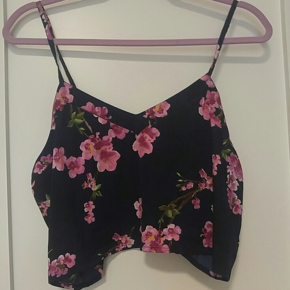 Floral crop top